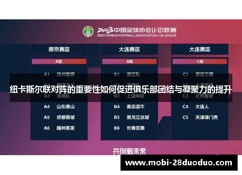 纽卡斯尔联对阵的重要性如何促进俱乐部团结与凝聚力的提升