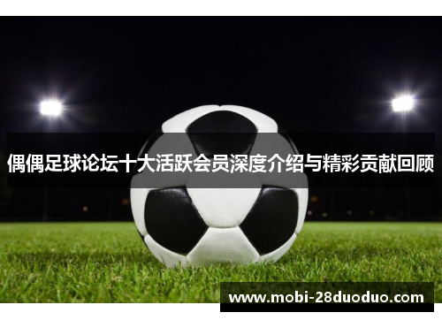 偶偶足球论坛十大活跃会员深度介绍与精彩贡献回顾